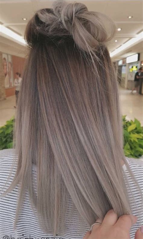 Beautiful Short Straight Dip Dyed Hair In 2019 Hair