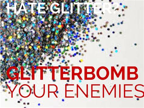 Glitterbombs Glitter Bomb Your Enemies Send Envelope Filled Etsy
