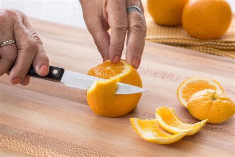 Infographic How To Cut An Orange