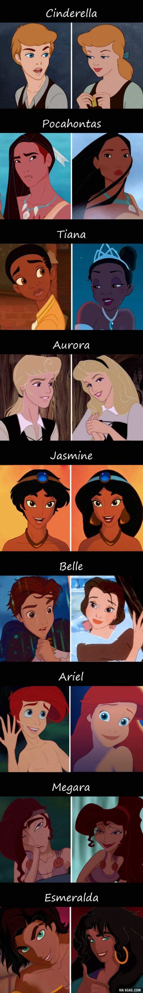 What Would Disney Princesses Look Like If They Were Men Gaming