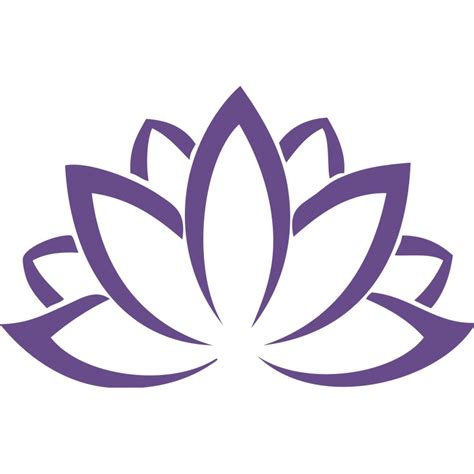 Purple Lotus Flower Logo Logodix