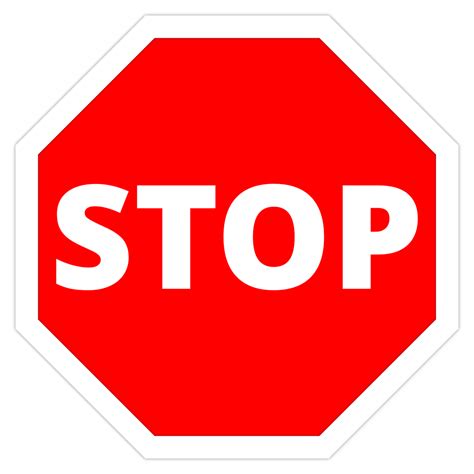 Stopp Stoppskilt Trafikkskilt Gratis Bilde På Pixabay