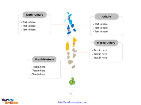 Large detailed maldives islands map. Free Maldives Map template - Free PowerPoint Templates