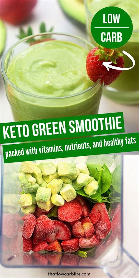 Keto Green Smoothie That Is Loaded With Nutrients And Vitamins And So