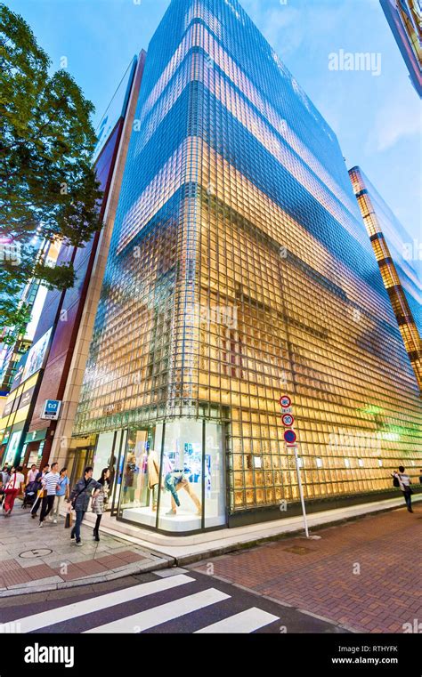 Architettura Hermes Tokyo Ginza Renzo Piano Quartiere Di Ginza In