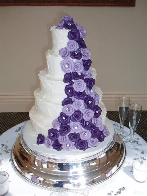 rose cascade wedding cake decorated cake by janne regan cakesdecor