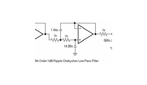 2nd order bessel filter circuit diagram