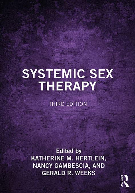 Systemic Sex Therapy Taylor And Francis Group