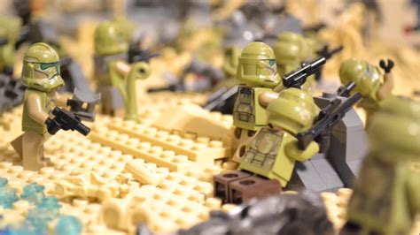 Lego Star Wars Clone Wars Beach Invasion Moc Youtube