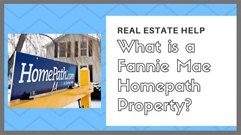 What Is A Fannie Mae Homepath Property Melissa Cobblestone Realty