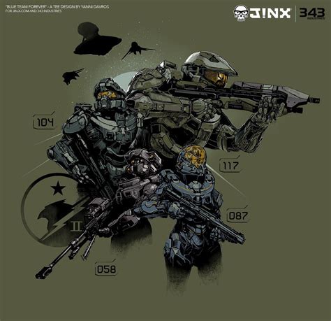 Blue Team Forever For Jinx Dot Com And 343 Halo Armor Halo 5