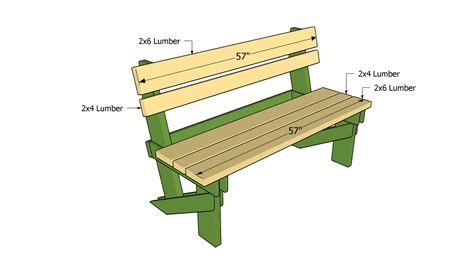 Like the image shows, the bench seat rests on two blocks, which sets it 16 off the ground. Woodwork Simple Garden Bench Plans PDF Plans