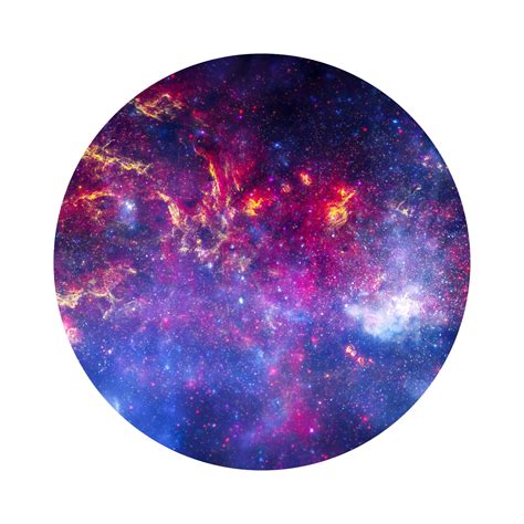 Center Of Milky Way Galaxy Nasa Circle Art Art Print Etsy