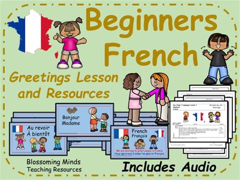 Beginners French Greetings And Introductions Lesson Bundle Teaching