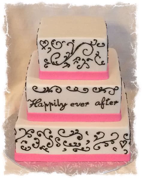Wedding Cake Happily Ever After Wedding Cakes Birthday Cake Desserts Food Wedding Gown