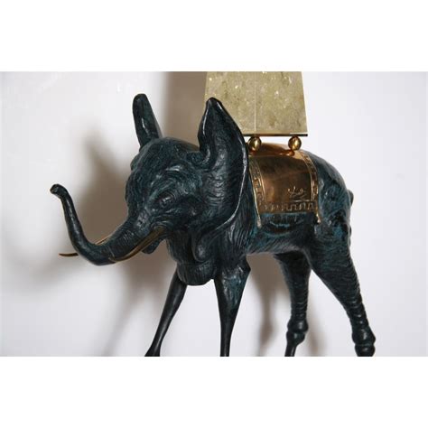 Dali used this method to bring forth the hallucinatory forms, double images and visual illusions that filled his paintings during the thirties. Salvador Dali, Space Elephant, Bronze Sculpture