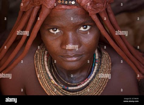 A Himba Woman From Namibia Stock Photo Alamy