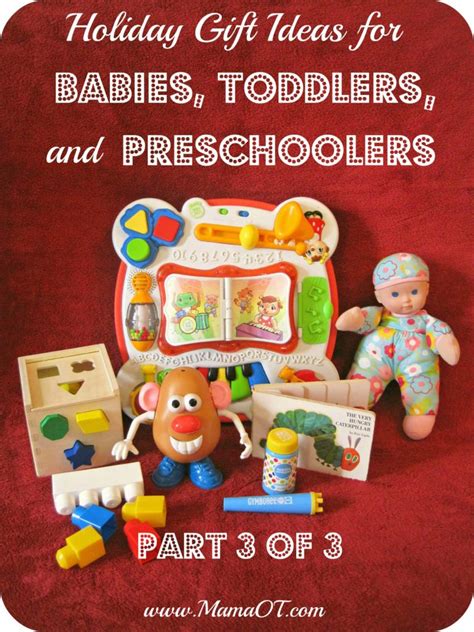 They raised you with unconditional love, so how can you. 10 Holiday Gift Ideas for Preschoolers