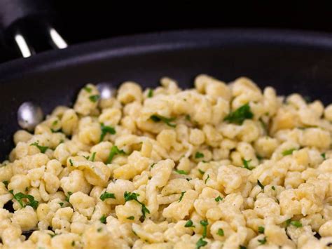 Spaetzle Is An Easy Hearty German Egg Noodle Dumpling Dish That Warms