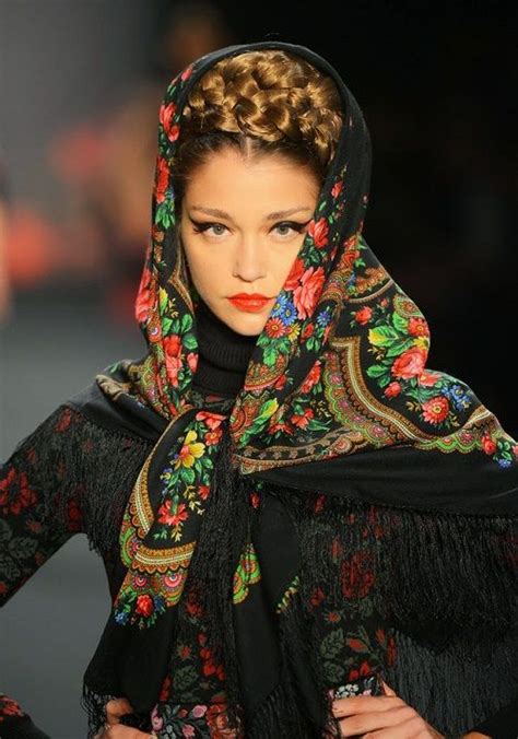 russian rock n roll winter 2013 2014 collection traditional russian style designer lena