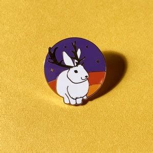 Believers Club Enamel Pin Set Unicorn Jack Rabbit Nessie Etsy