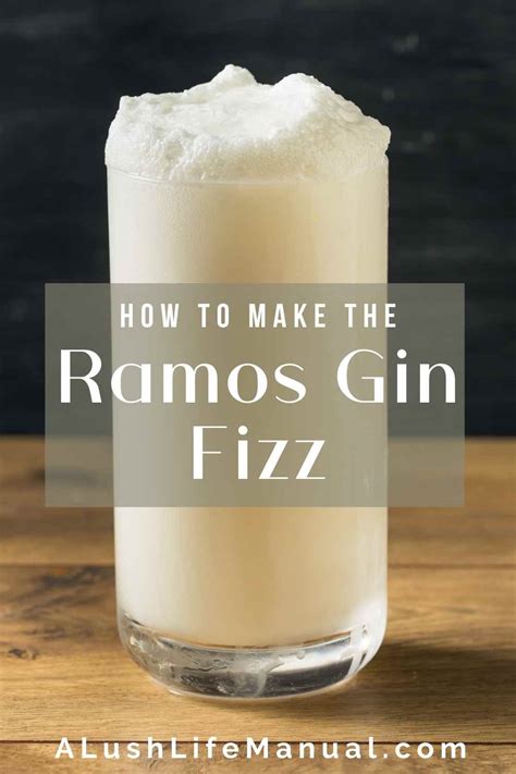 How To Make The Ramos Gin Fizz