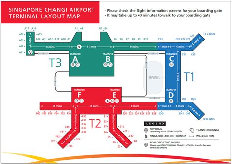 Map Of Singapore Changi Airport Maps Of The World
