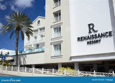 Renaissance Marina Hotel In Oranjestad Aruba Editorial Stock Image