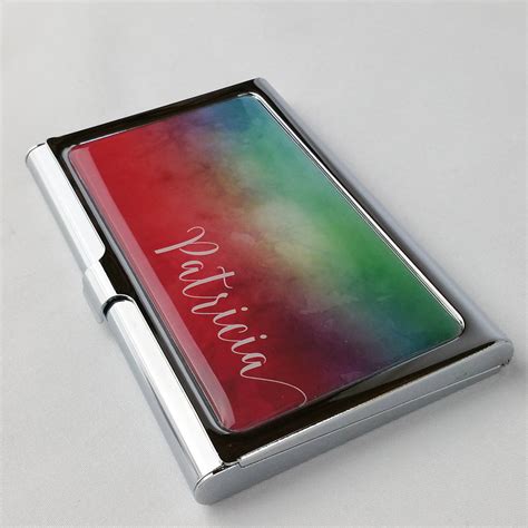 Personalized Business Card Holder Custom Business Card Case