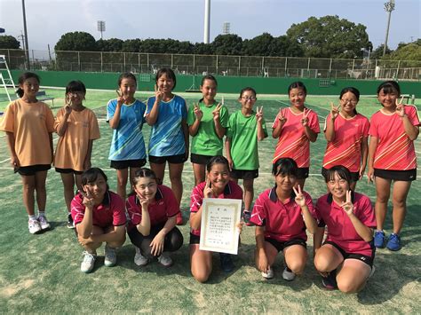 中学硬式テニス部 団体3位＆個人戦3位 西遠女子学園公式ブログ