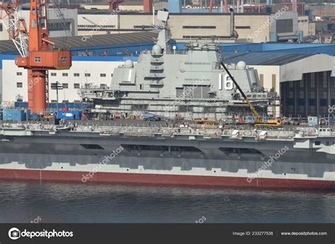 Chinas First Domestically Built Aircraft Carrier Type 001a Arrives
