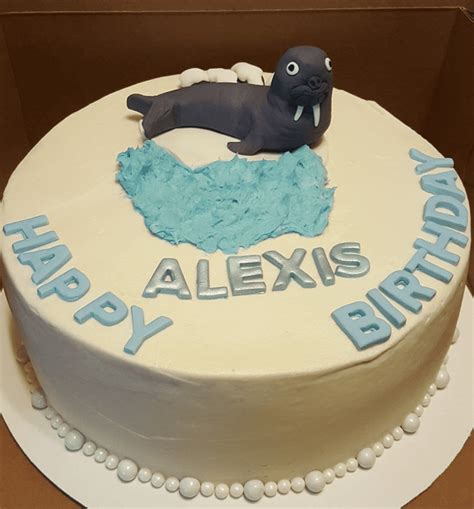 Walrus Birthday Cake Ideas Images Pictures