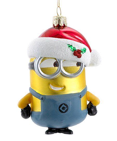 Save 20% with code 20madebyyou. Despicable Me Santa Hat Minion Glass Ornament | zulily ...
