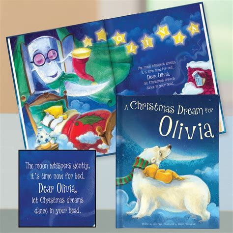 A Christmas Dream Personalized Book For Children Collections Etc