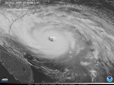 30 Year Anniversary Of The Landfall Of Hurricane Hugo — Cimss Satellite