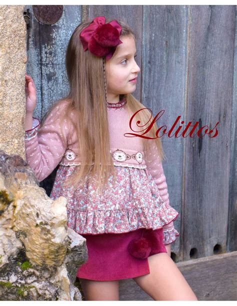 Lolittos Conjunto Niña Blusón Y Short Colección Monino La Boutique