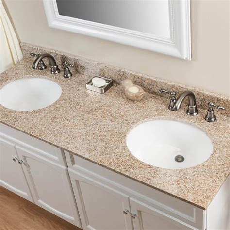 Granite Undermount Double Sink Bathroom Vanity Top Vanity Ideas