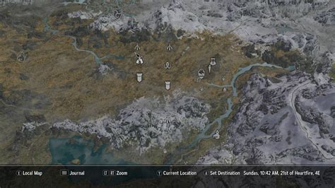 Skyrim Special Edition World Map Map Of World