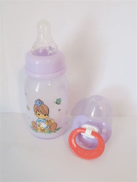 Reborn Baby Doll Bottle 5oz Precious Moments Girl And Her Puppy