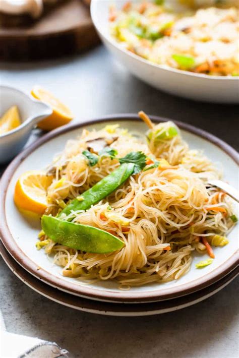 Vegetarian Pancit Bihon Noodles With Veggies Kitchen Confidante
