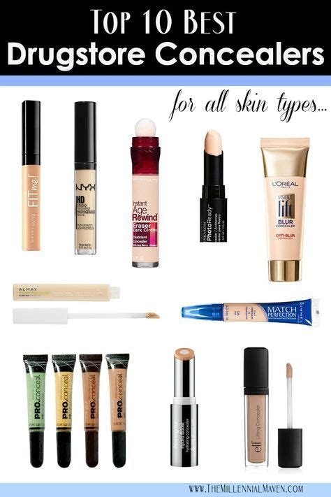 top 10 best concealers at the drugstore in 2021 best drugstore concealers the millennial
