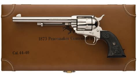 Cased Colt Single Action Army Peacemaker Centennial Revolver Rock