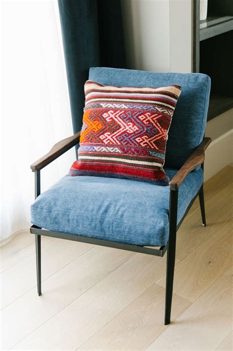 Madewell Launches 24 Days Of Denim Furniture Denim Chair Living