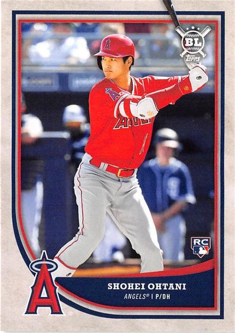 Shohei Ohtani Baseball Card Rookie 2018 Topps Big League 141 Los
