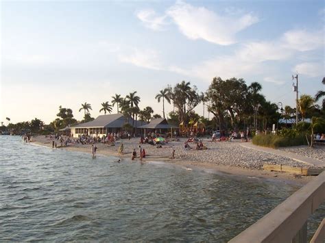 Beach At The Cape Coral Yacht Club On The Caloosahatchie River Fl