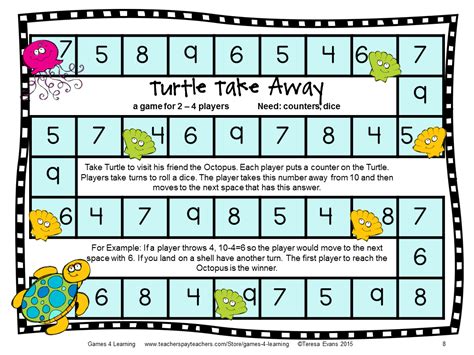 If you are looking for fun and engaging printable activities to use in your classroom or at home with your kids, then you have come to the right place. Subtraction | Subtraction games, Kindergarten math games ...