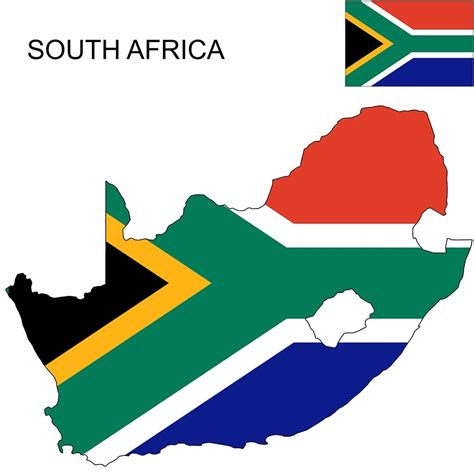 South Africa Flag Map And Meaning Mappr