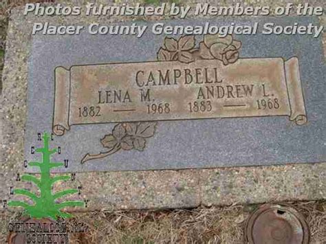Placer County Genealogical Society Auburn New Cemetery Index C