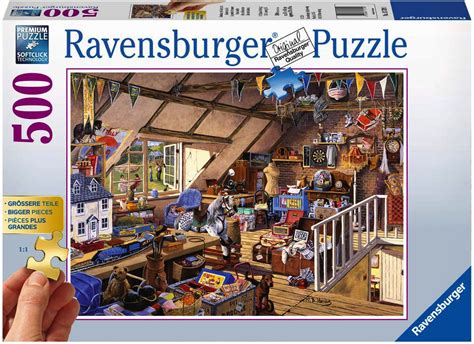 Ravensburger Grandmas Attic 500 Large Piece Format Puzzle The Puzzle