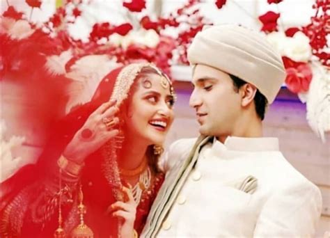Beautiful New Wedding Pictures Of Sajal Aly And Ahad Raza Mir